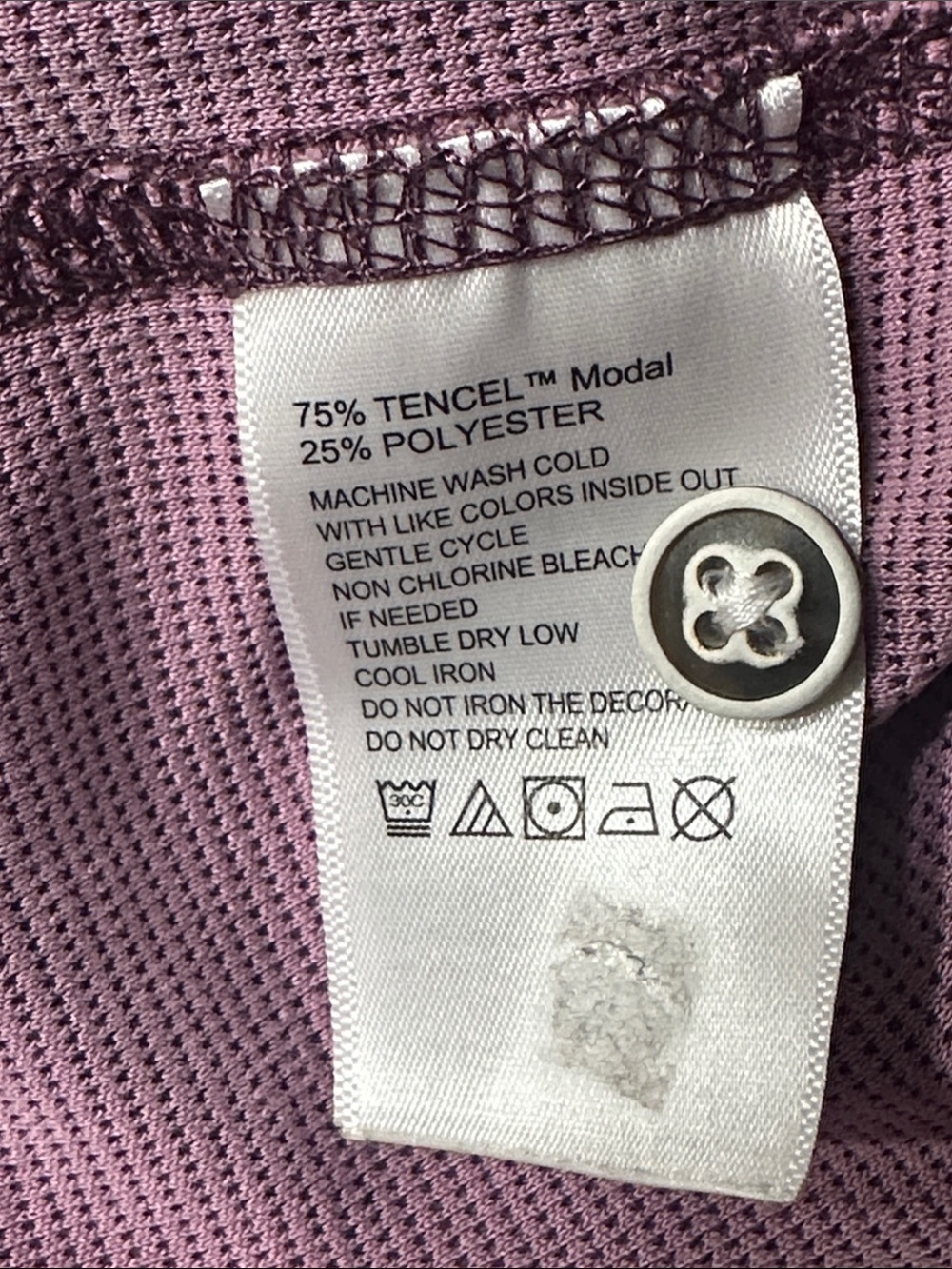 Tommy Bahama Men's Long Sleeve Polo Shirt size XL Mauve Purple - Picture 11 of 16